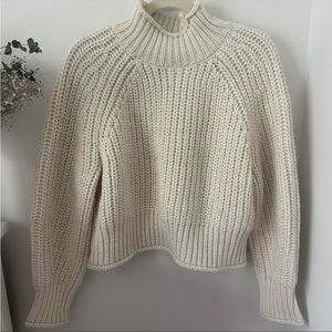 H&M creamy chunky knit sweater